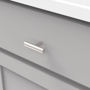 NIB! Set of 10 Hickory Hardware Stainless Steel Cabinet Pulls